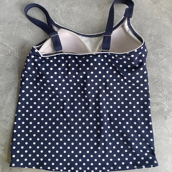Lands End Tankini Top sz 6 - Picture 5 of 6